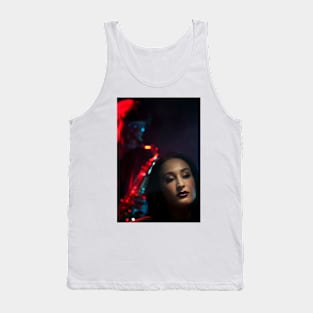 Young lady and sax player Tank Top